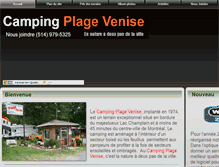 Tablet Screenshot of campingplagevenise.com